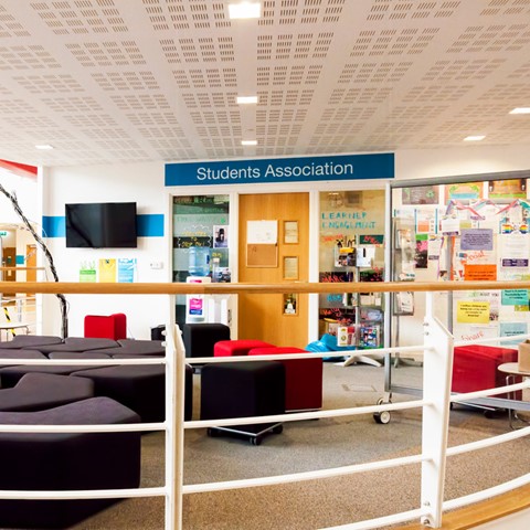student services lounge area