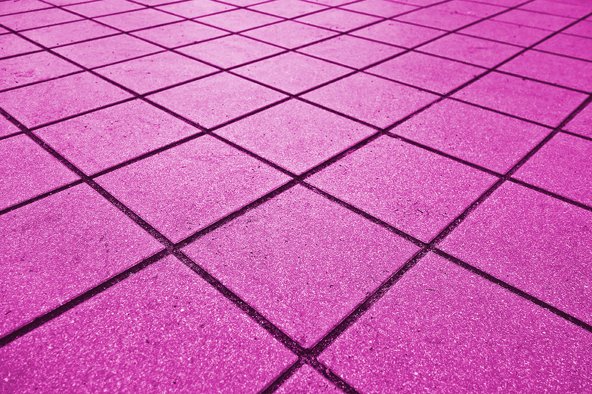 pink tiles