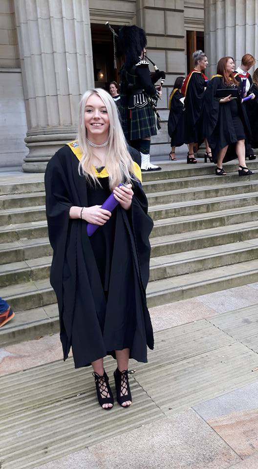 Shannon at graduation