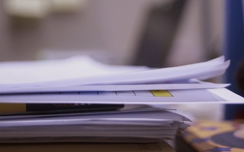 Stack of papers
