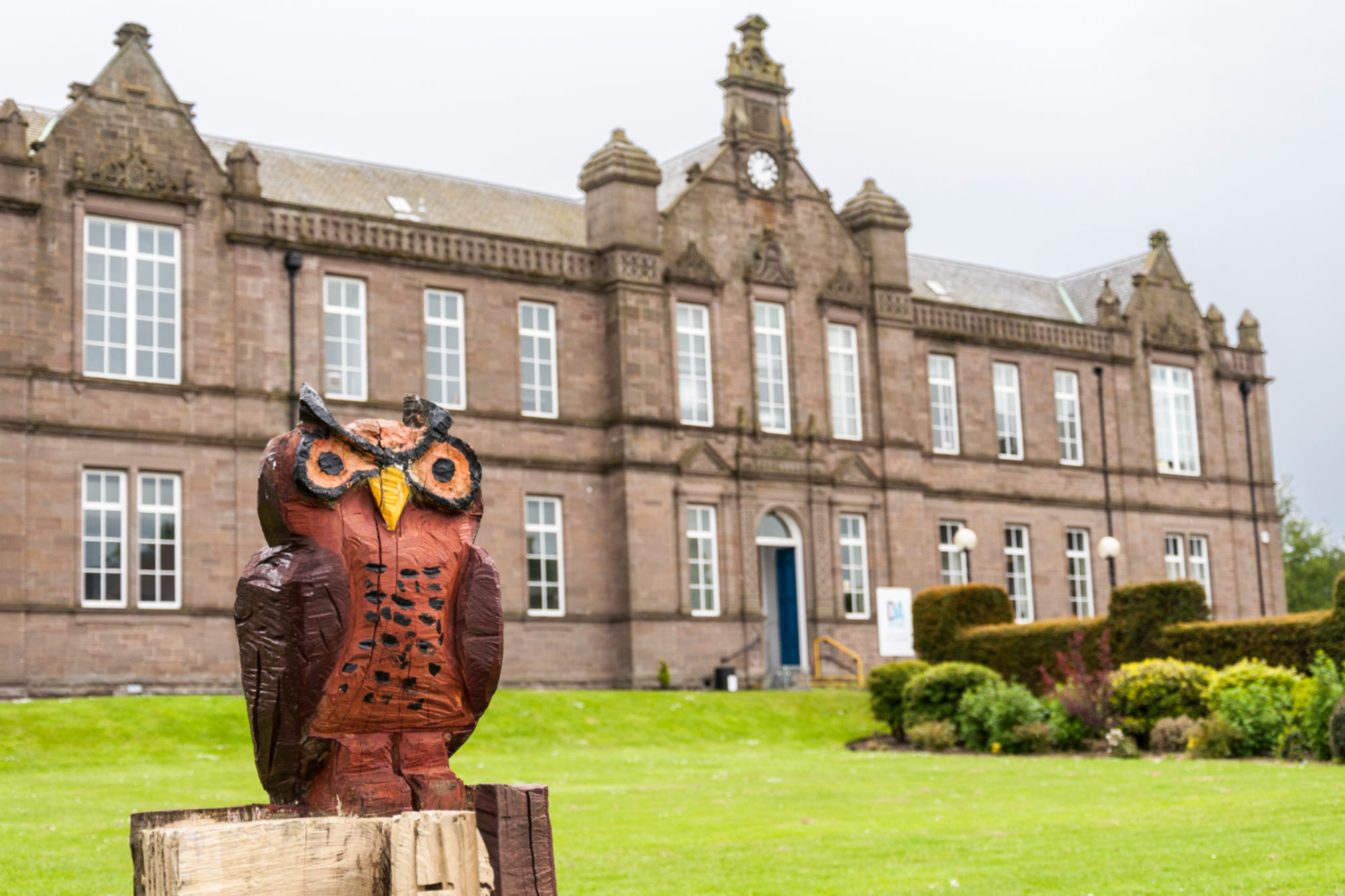 The Owl at the Isla Building, Arbroath Campus
