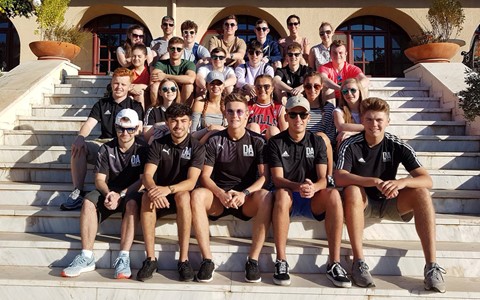Sports students in Greece