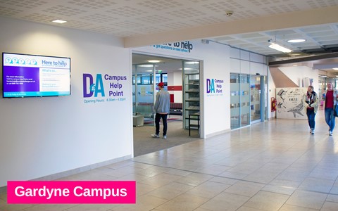 Gardyne Campus Help Point