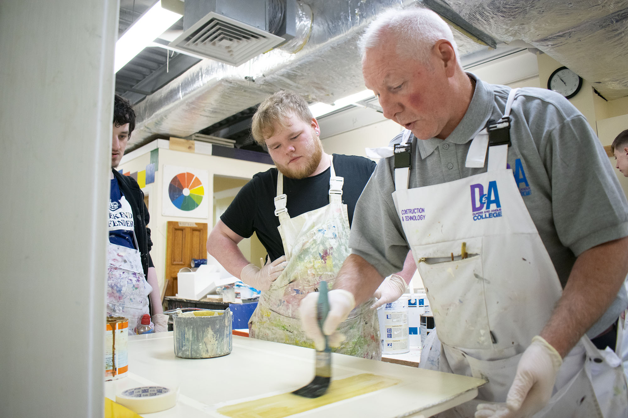 painting and decorating students