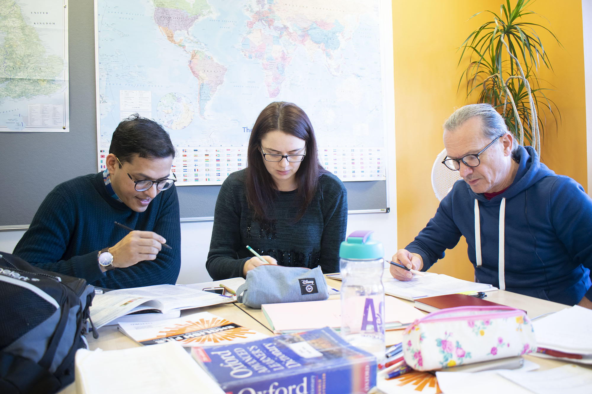 students in classroom
