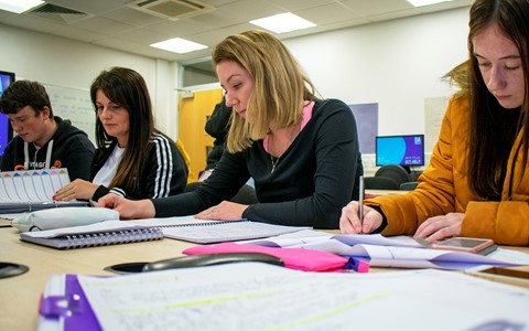 students in classroom