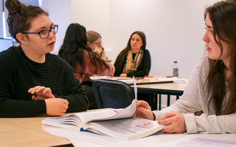 students in classroom