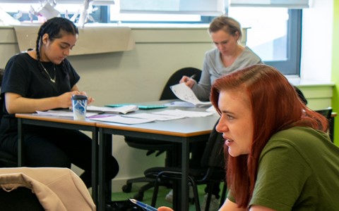 students in classroom