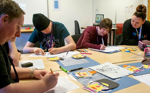 students in classroom