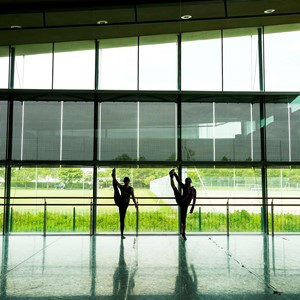 dancers in a dance studio