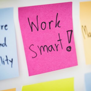 post it notes – work smart 