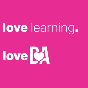 love learning. love D&A logos