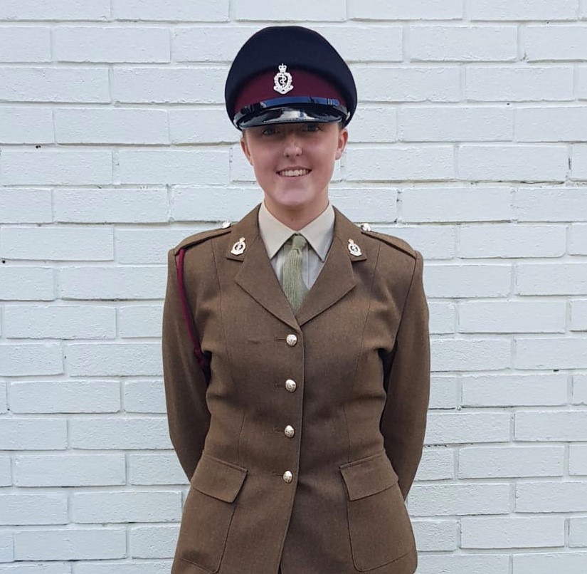 Selfie of Dana Gray in uniform