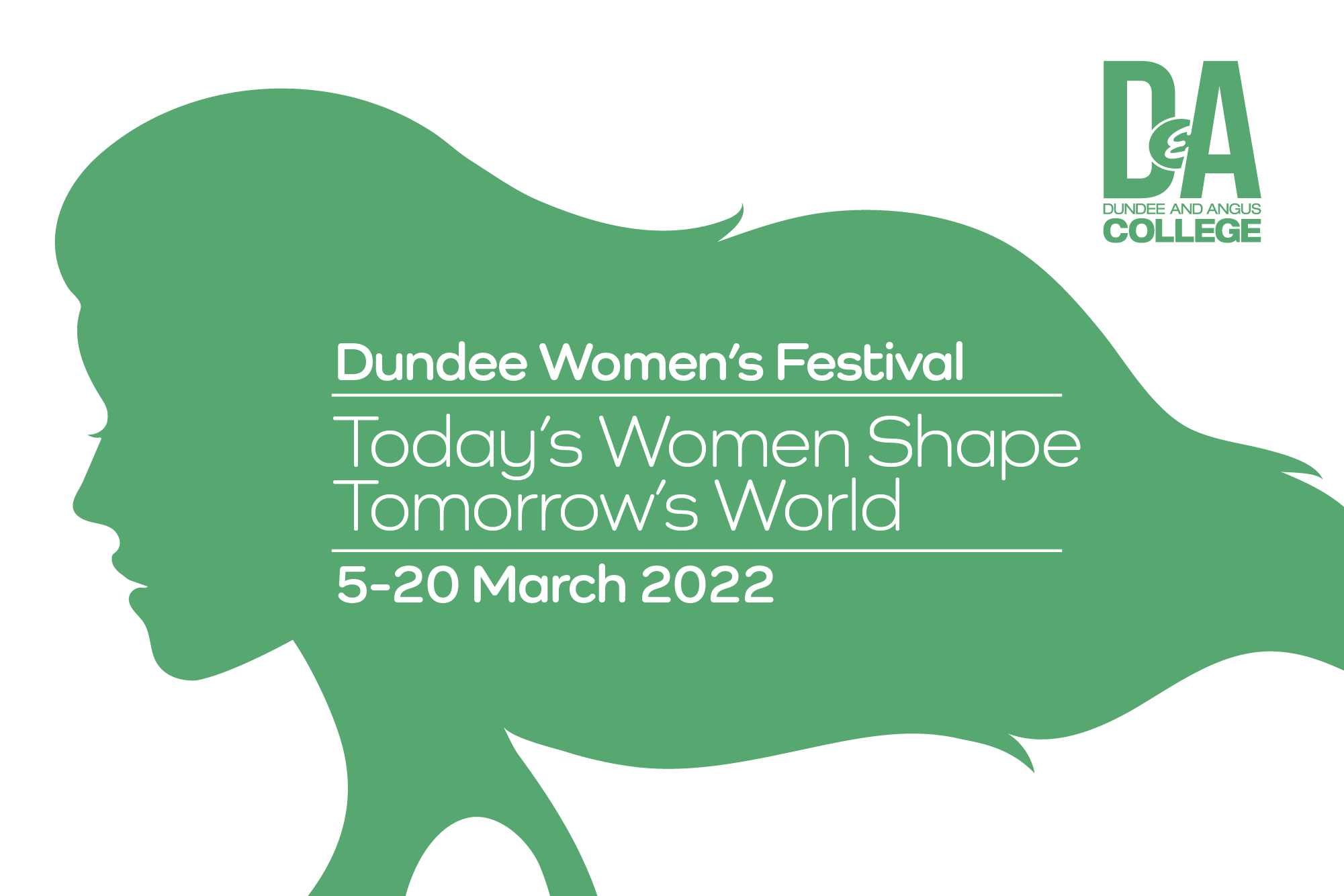 Dundee Women's Festival banner