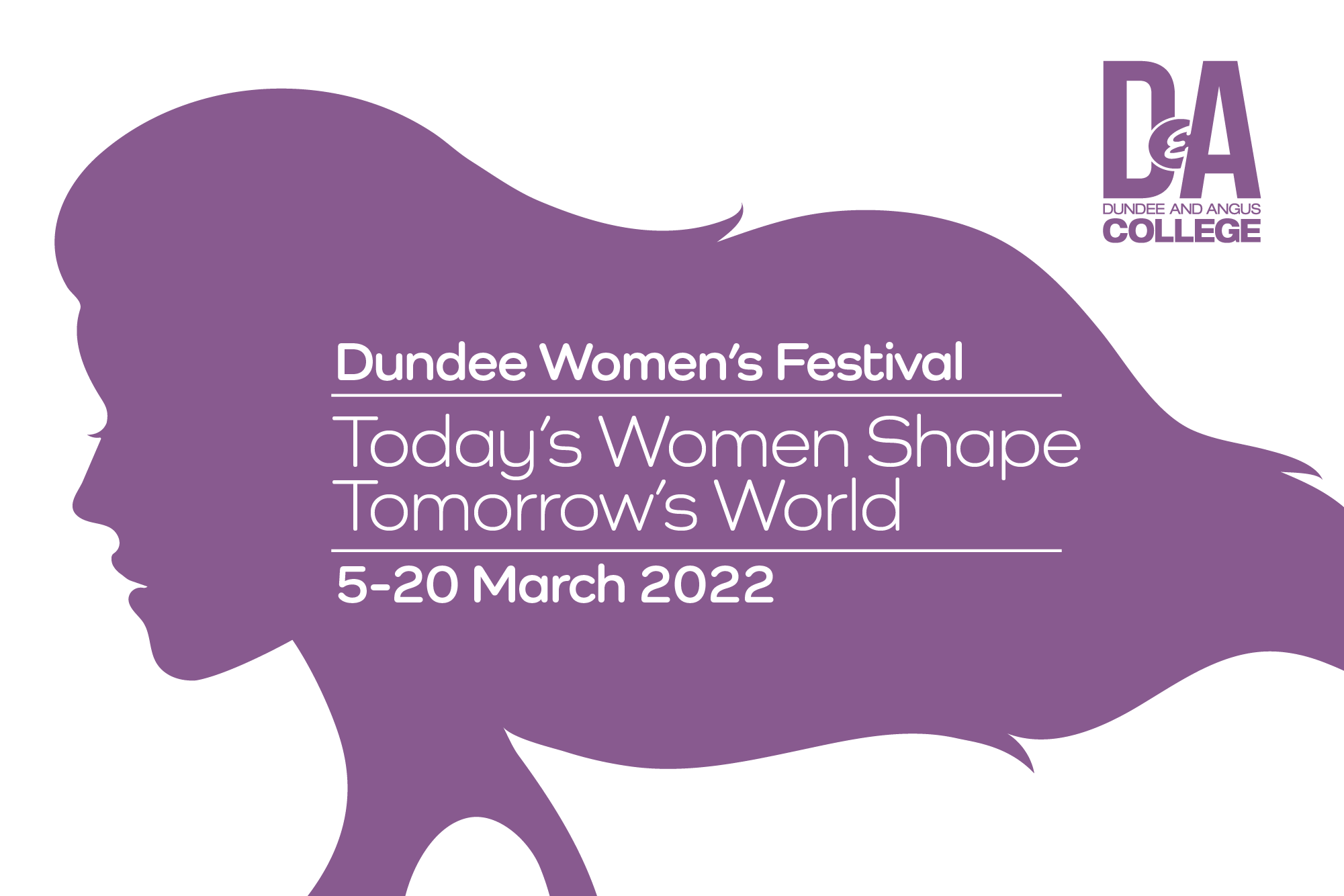 Dundee Women's Festival banner