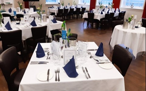 Tables set up in Arbroath