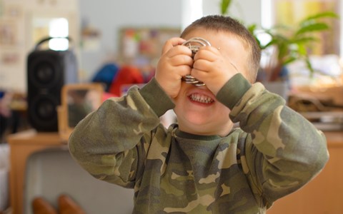 Helping Hands Nursery Child Smiling