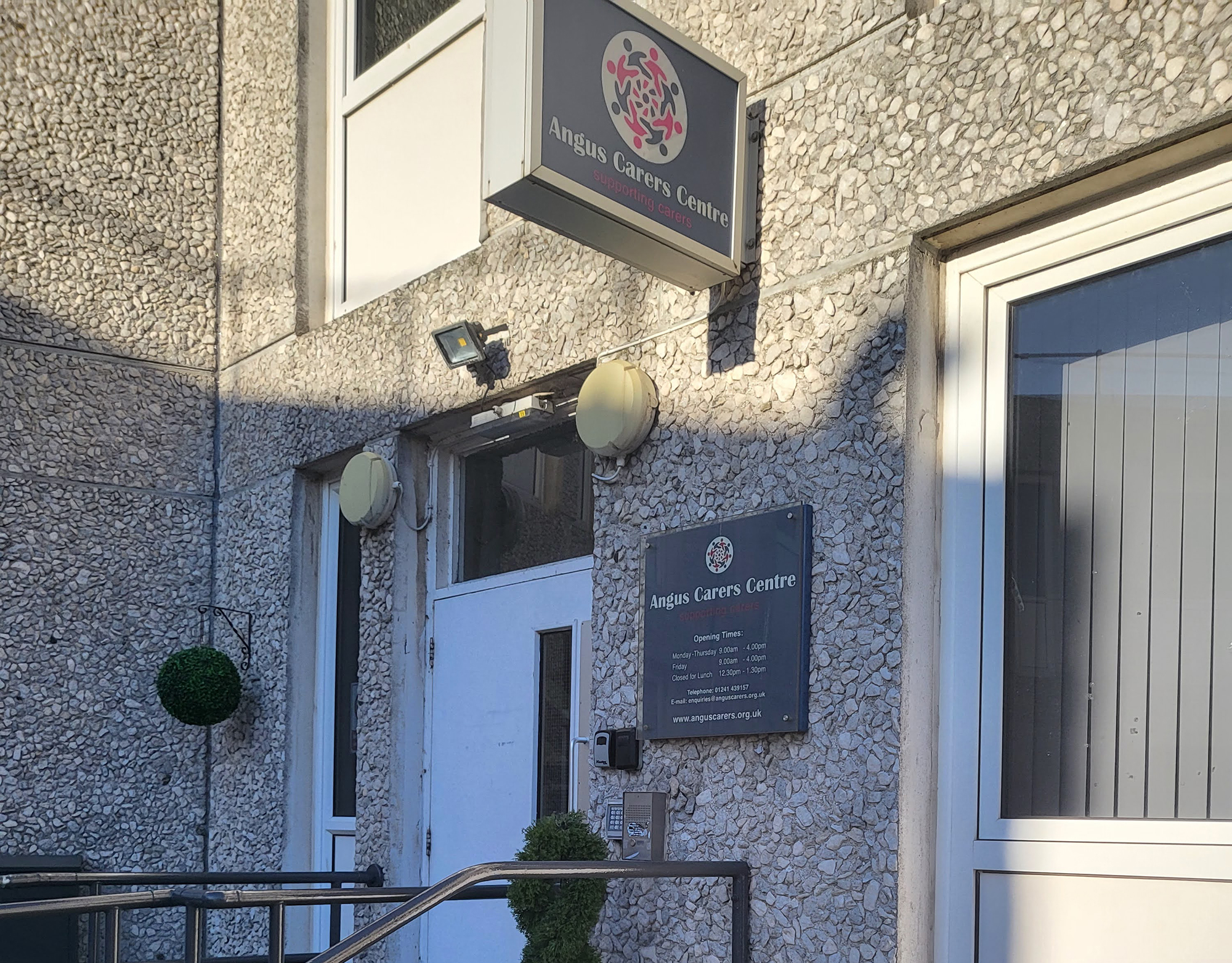 Picture of entrance to Angus Carers Centre