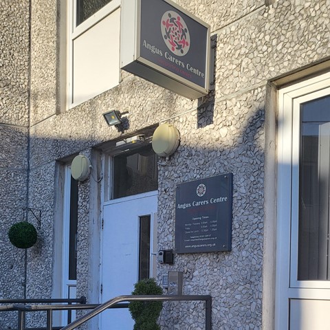 Picture of entrance to Angus Carers Centre