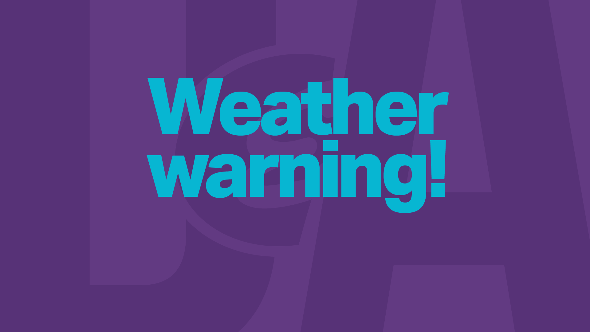 weather warning