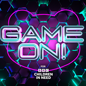 Graphic which says 'Game on for BBC Children in Need'