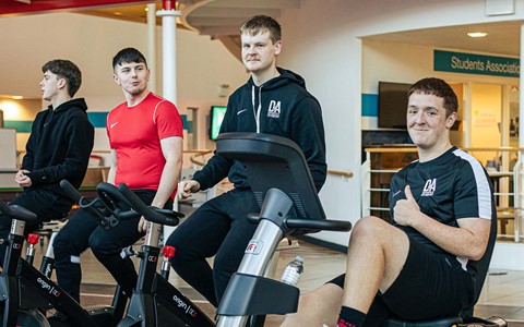 People cycling