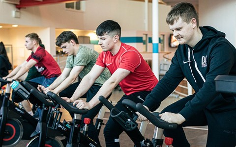 People cycling