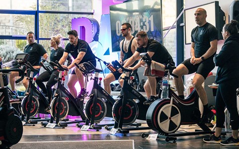 People cycling
