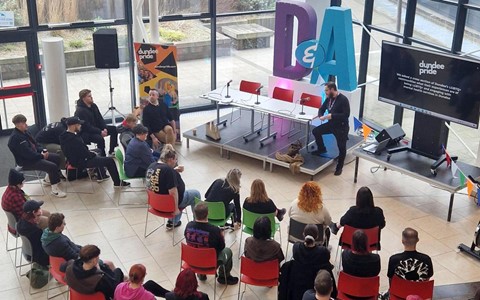 Talking with Pride event