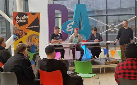 Talking with Pride event