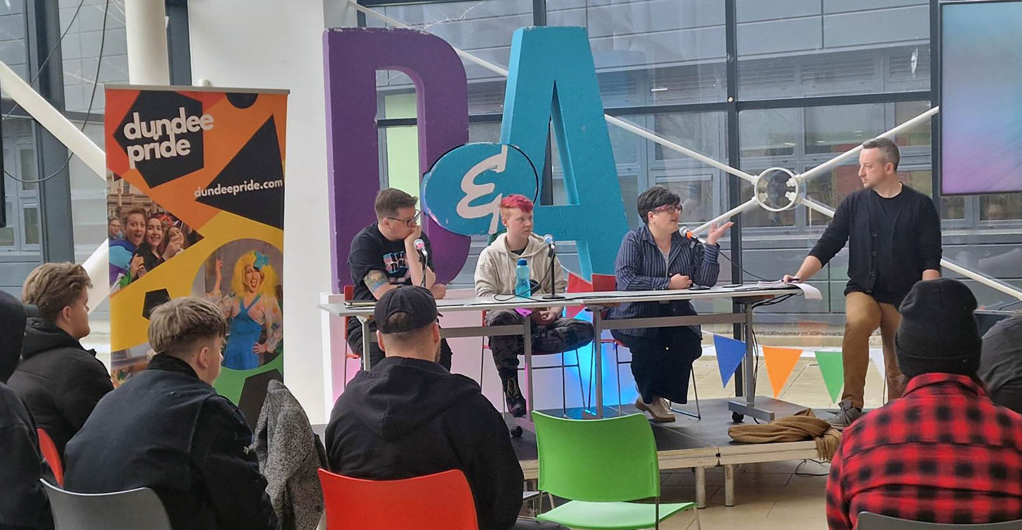 Talking with Pride event