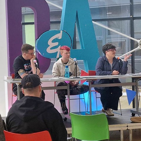 Talking with Pride event