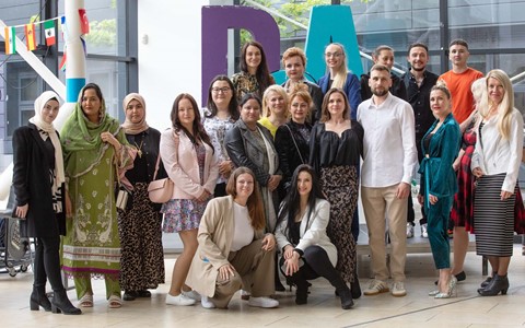 ESOL graduation class photo
