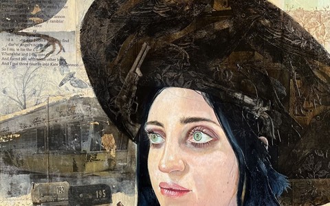 Painting by Ian Ritchie, Lecturer in Art & Design at Dundee & Angus College, named The Ballad of Kate McCannon