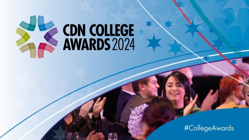 Graphic of CDN College Awards 2024)