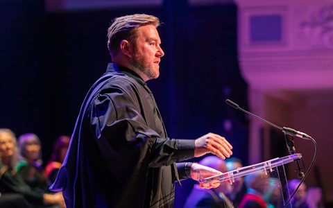 2024 graduation - Stevie Baxter, guest speaker