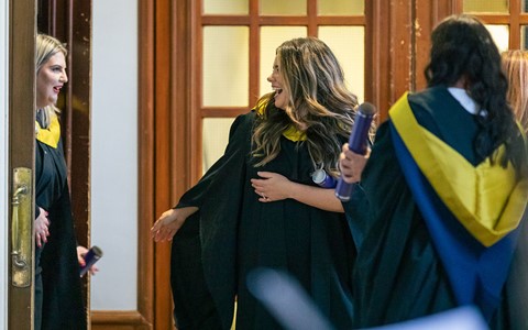 2024 graduation - students receiving awards
