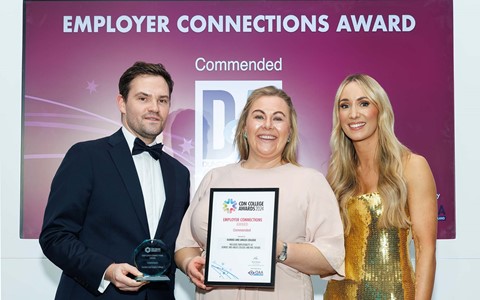 Dundee & Angus College commended in the Employer Connections Award at CDN Awards 2024