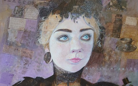 The final piece created by Ian Ritchie, Madeline Smith