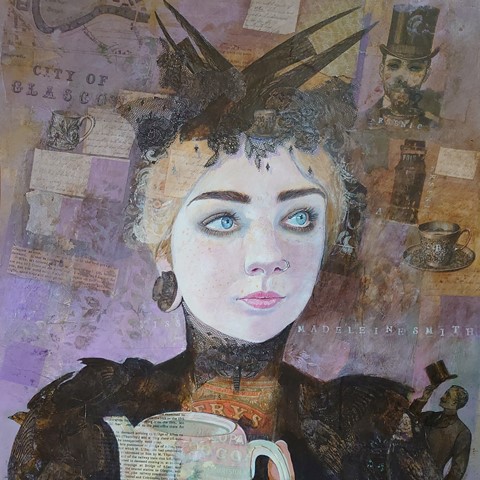 The final piece created by Ian Ritchie, Madeline Smith