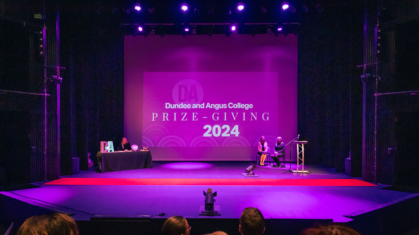 prizegiving stage