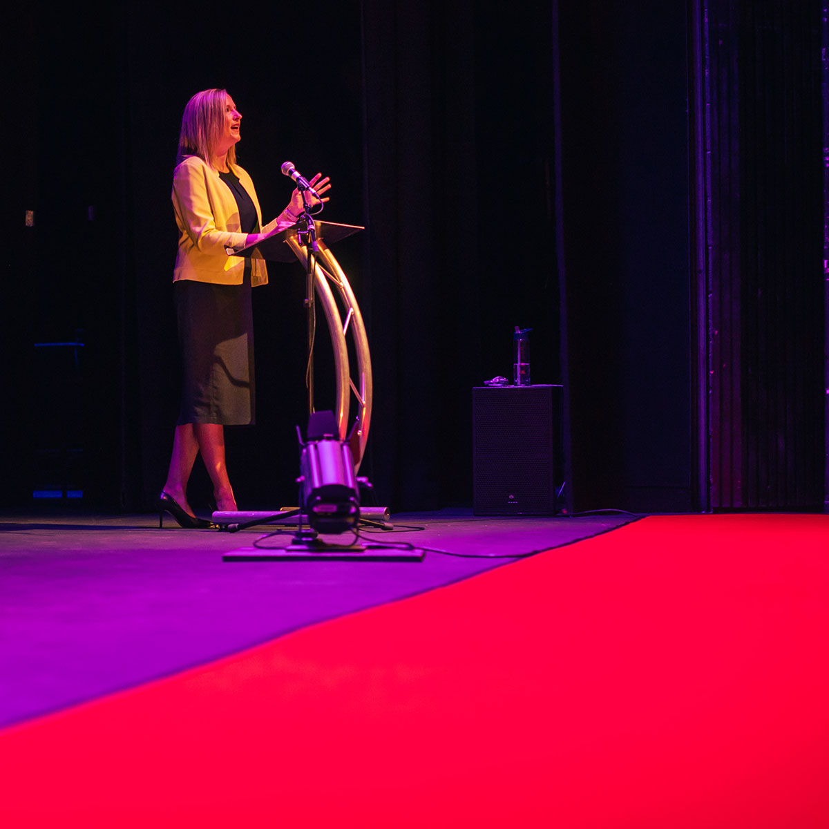 prizegiving presenter