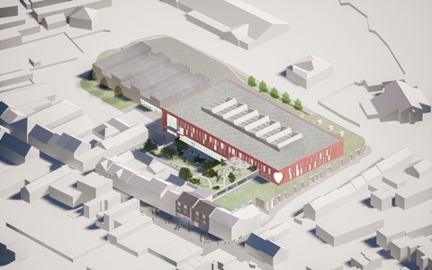 Digital concept image of proposed new campus
