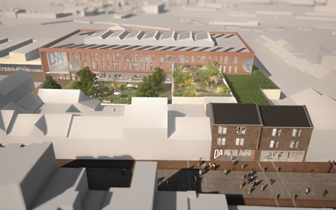 Digital concept image of proposed new campus