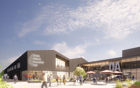 Digital concept image of proposed new campus