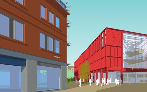 Digital concept image of proposed new campus