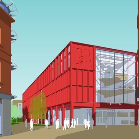 Digital concept image of proposed new campus