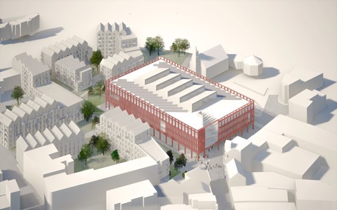 Digital concept image of proposed new campus