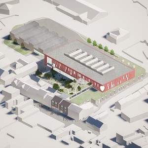 Artist impression of the Arbroath site