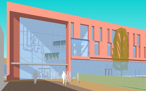 Artist impression of the Arbroath site